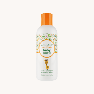 Annique Rooibos Baby 2-in-1 Shampoo and Body Wash 200ml (Baby) - Body Care